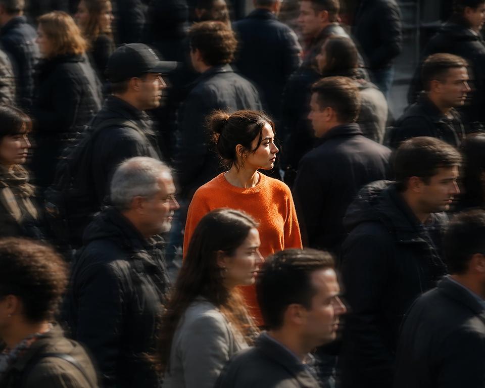 Women in the crowd