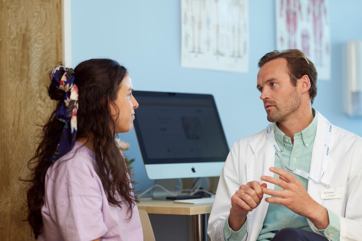 Doctor and patient