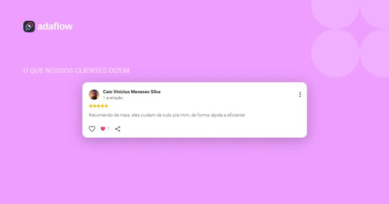 depoimento cliente adaflow contabilidade inteligente para quem é pj