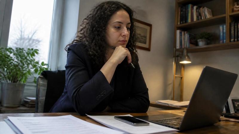Profissional PJ de tecnologia organizando documentos para declarar o IRPF 2026