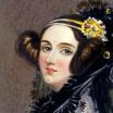 Retrato de Ada Lovelace, matemática inglesa do século 19