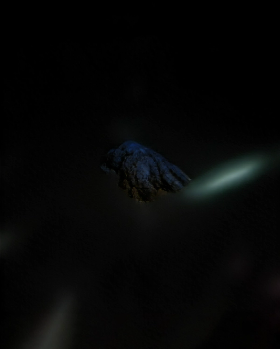 a comet passing by Mount Analogue in the middle of the night - 1
