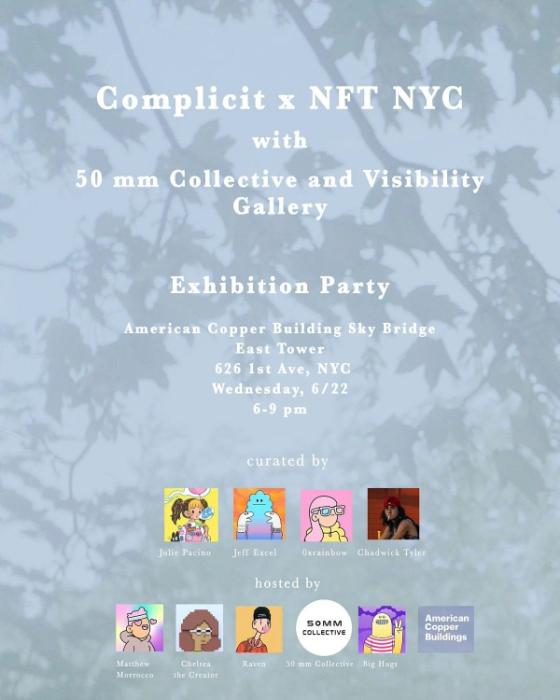Photography Exhibition, Complicit x NFT NYC - with Visibility Gallery - 1
