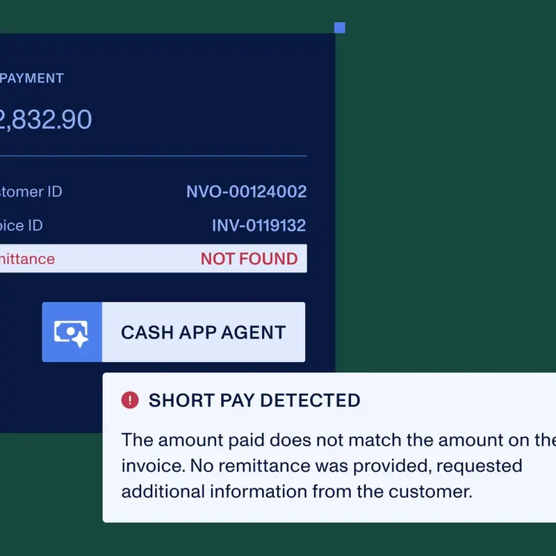 The Nuvo cash application agent
