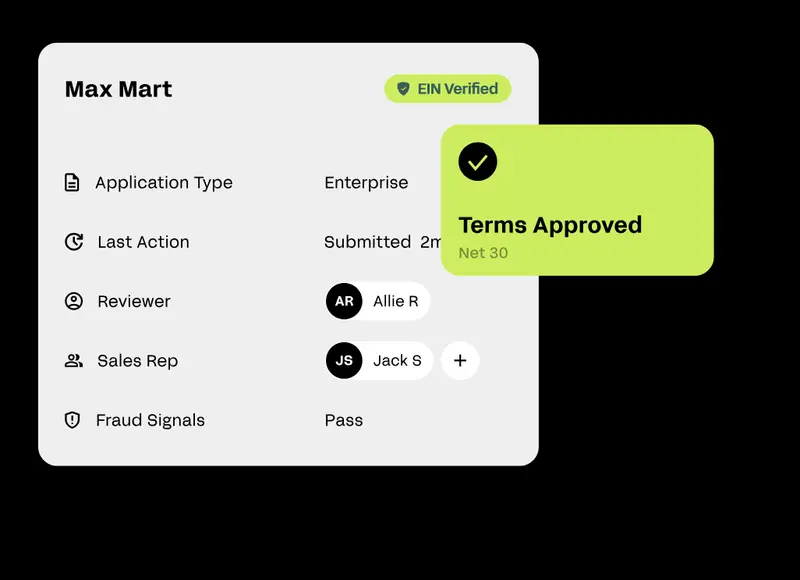 Nuvo customer onboarding connecting a bank, verifying details and confirming references