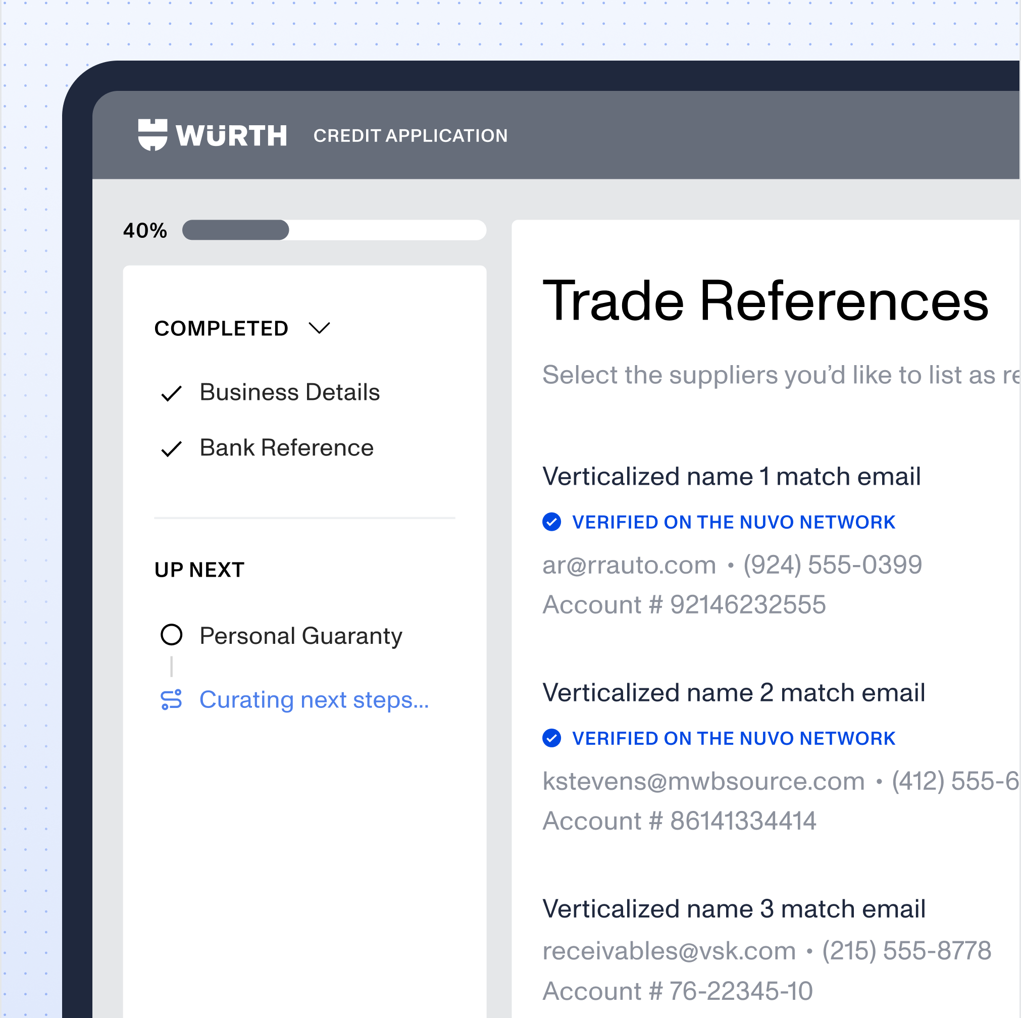 Customer Onboarding for Manufacturers