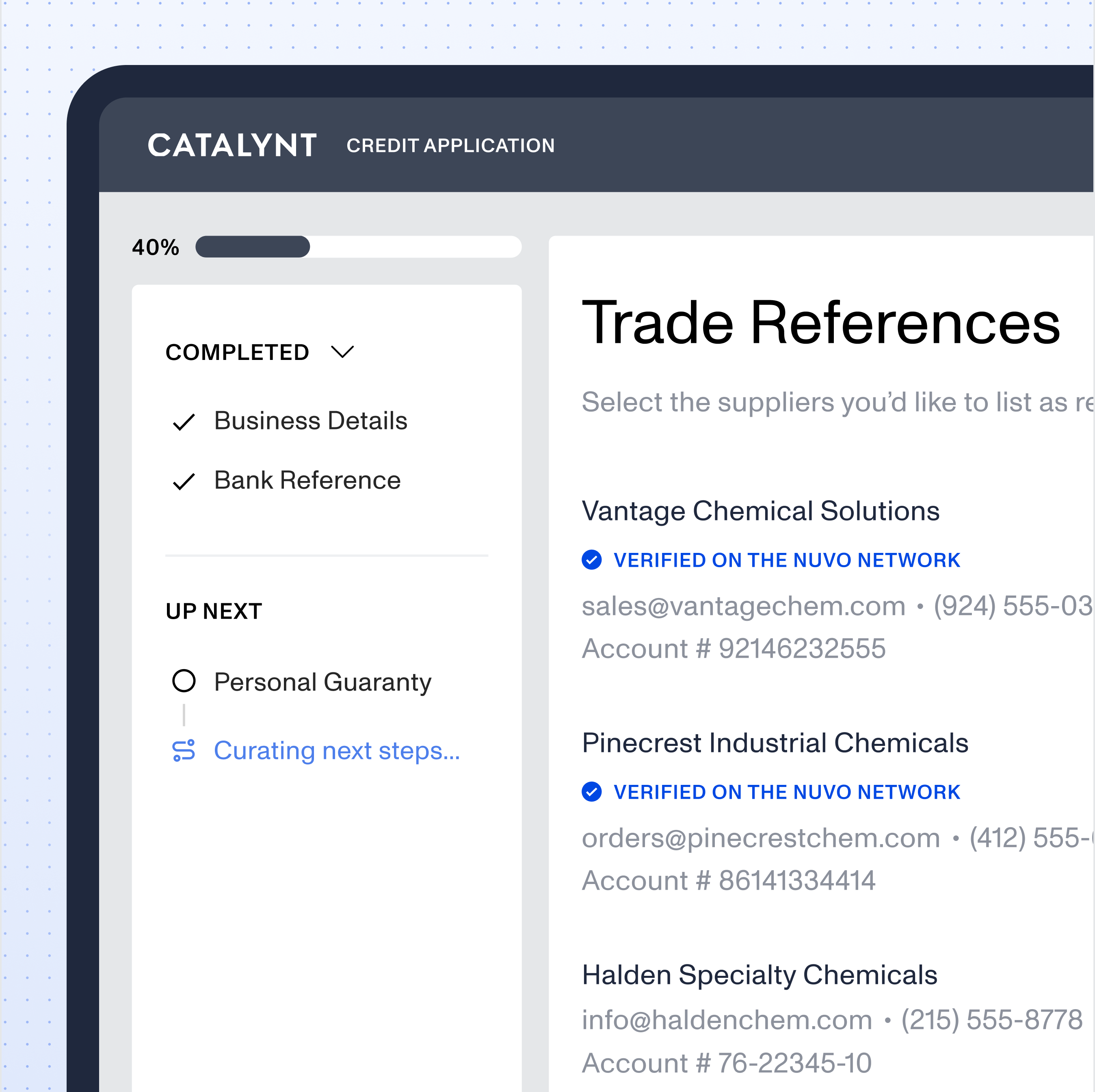 Onboarding for Chemical Manufacturers & Distributors
