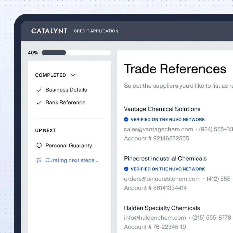Onboarding for Chemical Manufacturers & Distributors