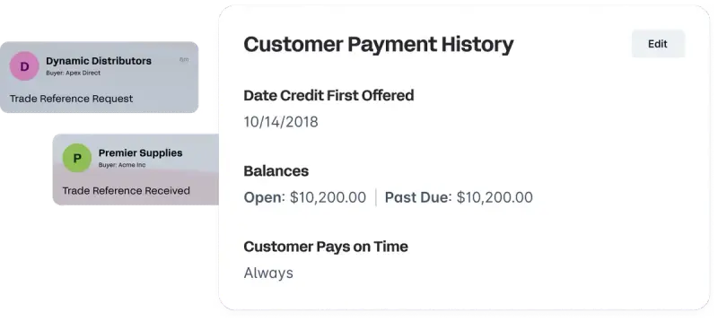 How automated trade references accelerate credit approvals