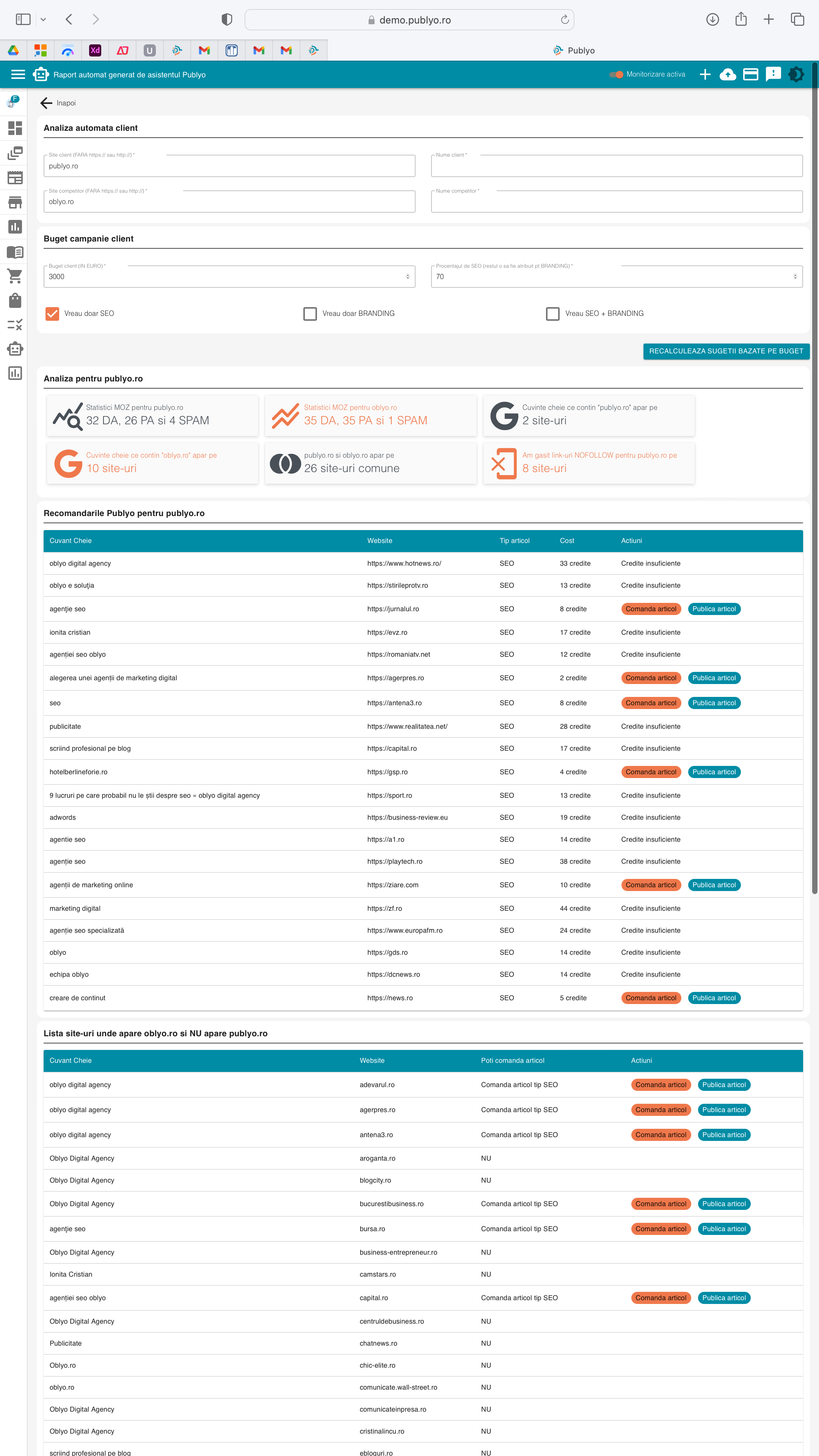 Update Publyo: Asistentul Publyo