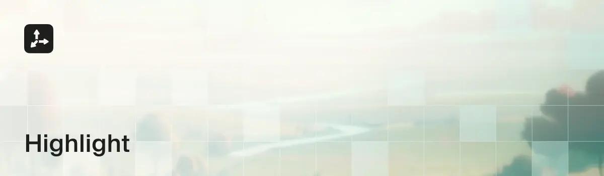 Highlight banner