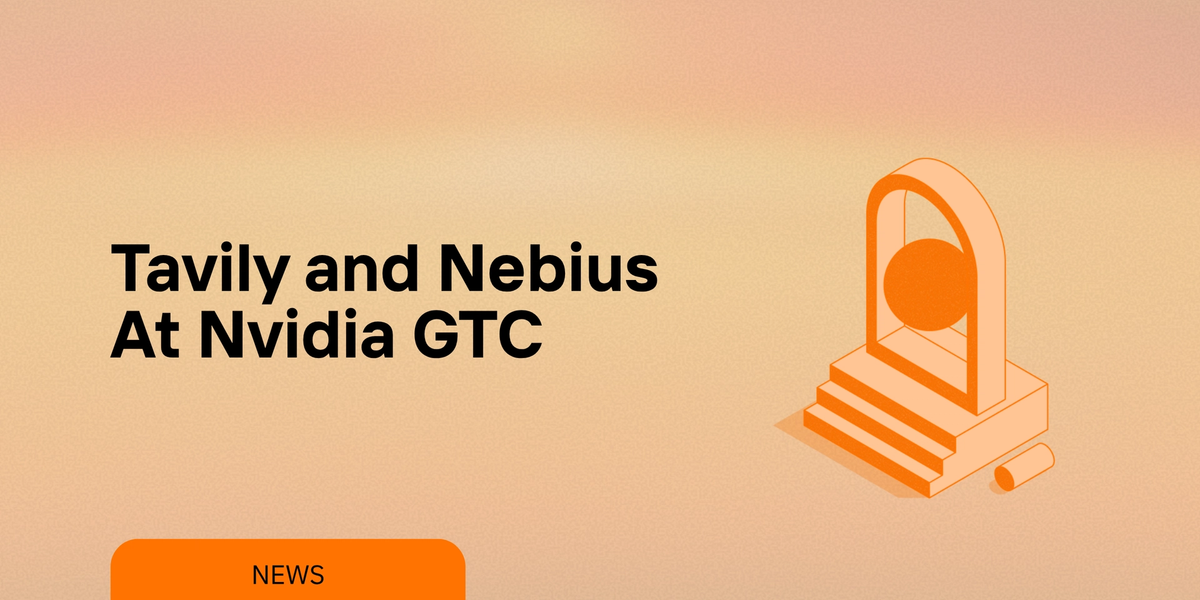 Tavily and Nebius at Nvidia GTC 2026