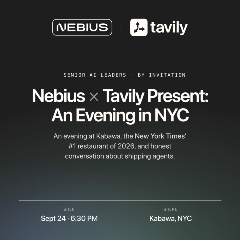 Nebius x Tavily Present: An Evening in NYC