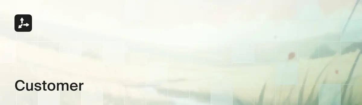 Customer banner
