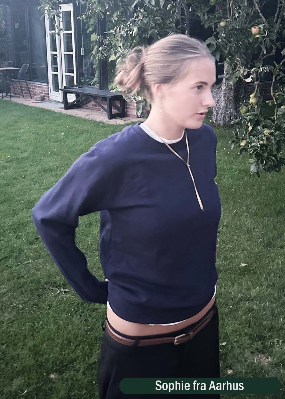 Langærmet Heavy T-shirt Deep Navy