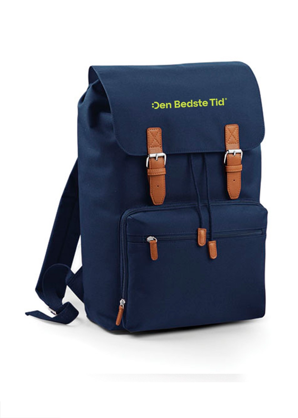 Vintage Laptop Backpack French Navy