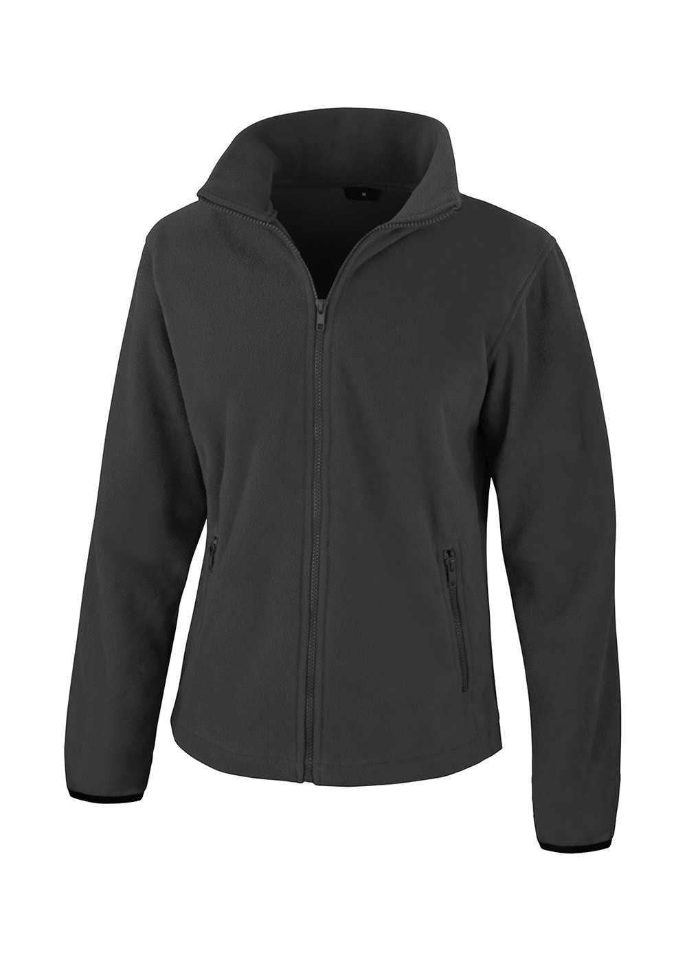 Dame Fleecejakke m/broderi Black