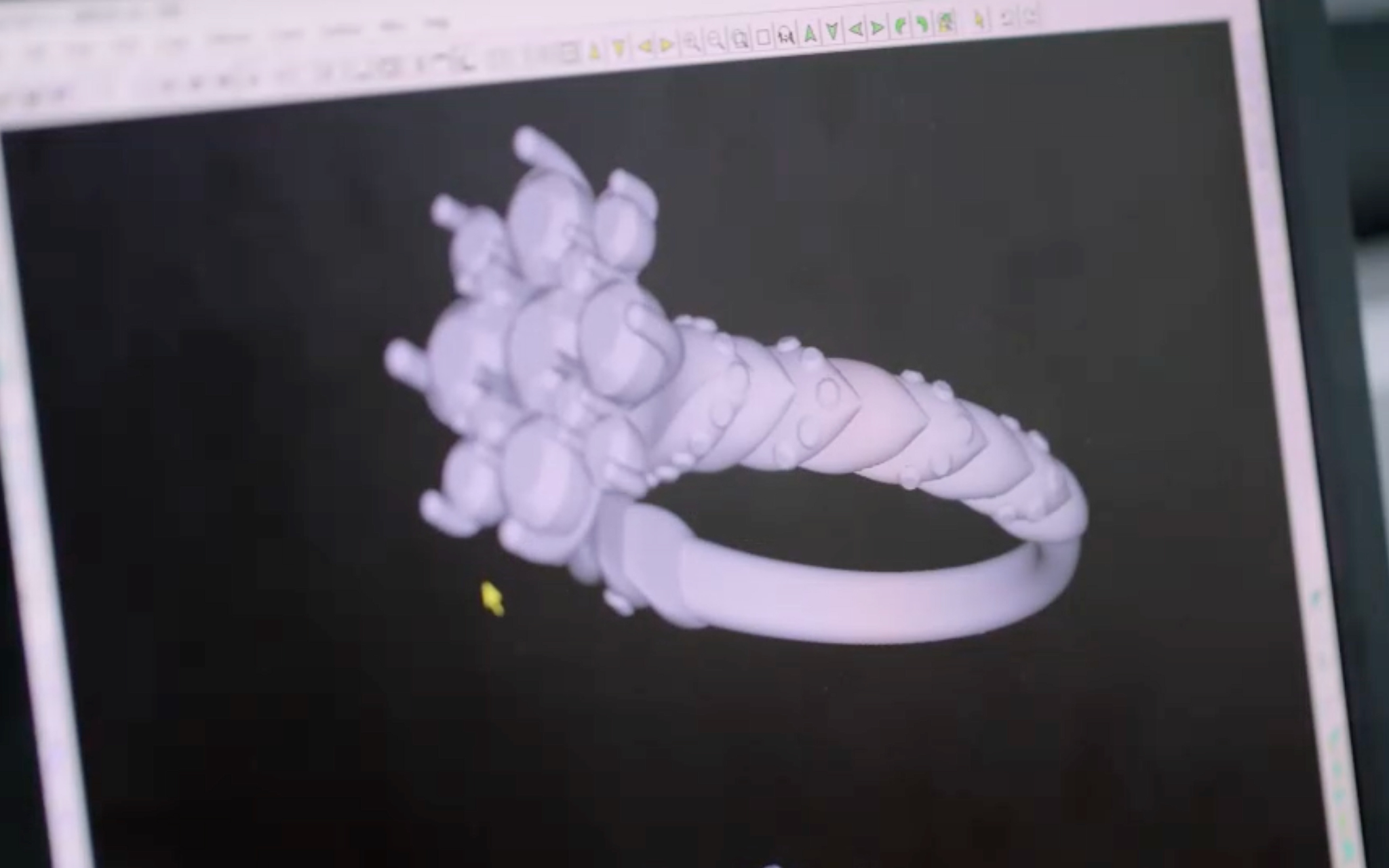 CAD designer doing a final QC