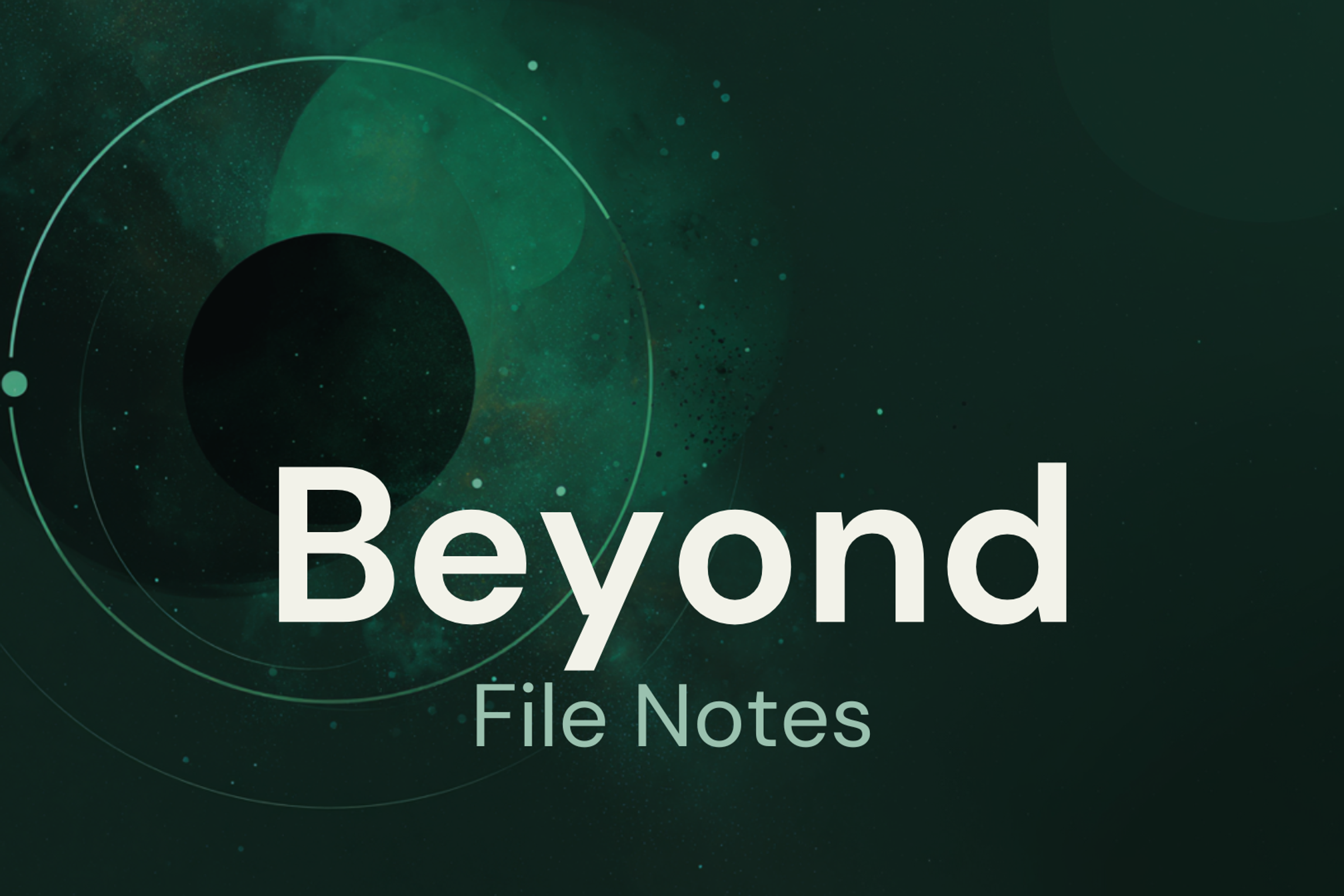Beyond file notes - choosing an AI solution