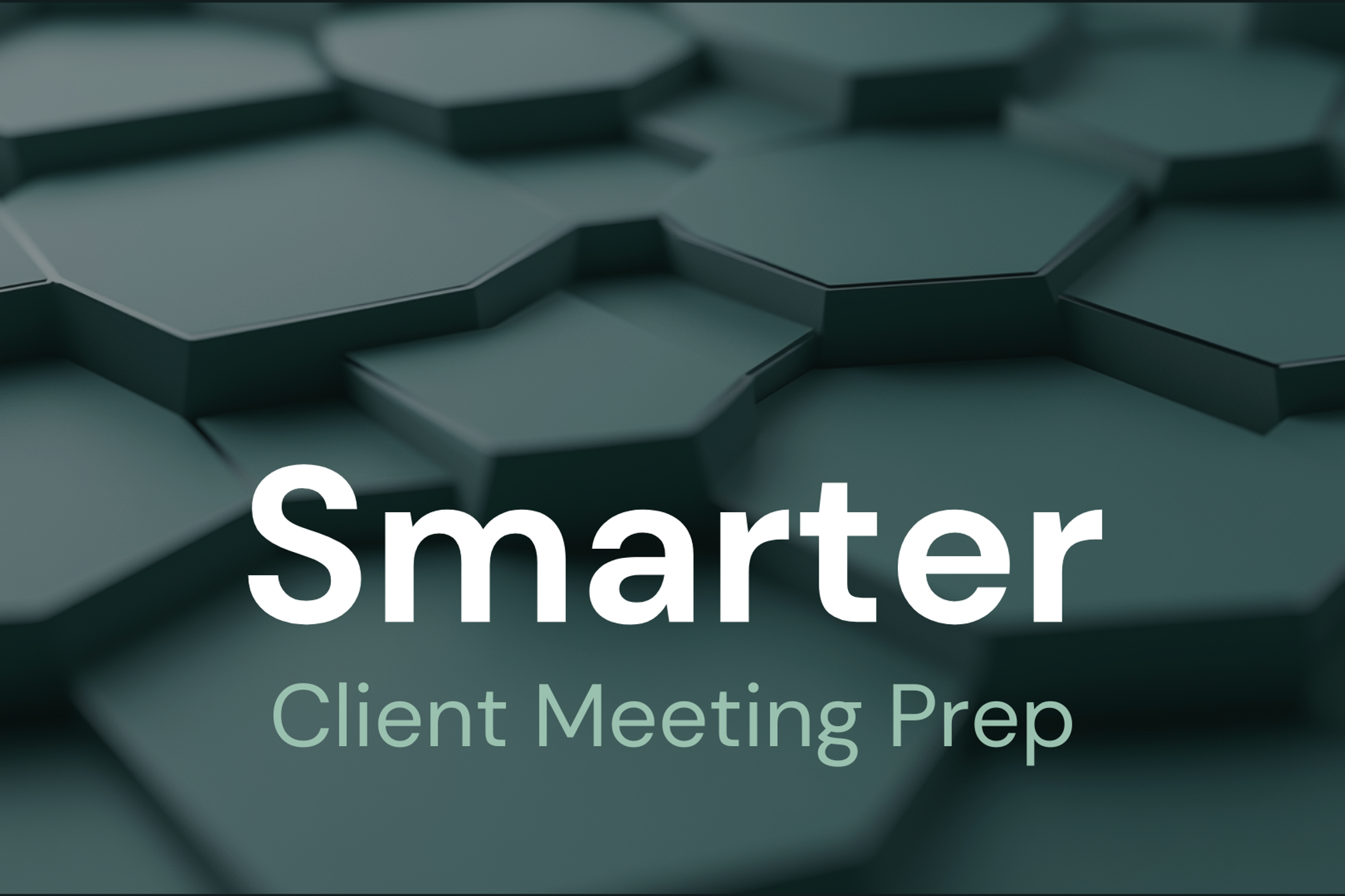 Financial Advisers use AI for smart meeting prep