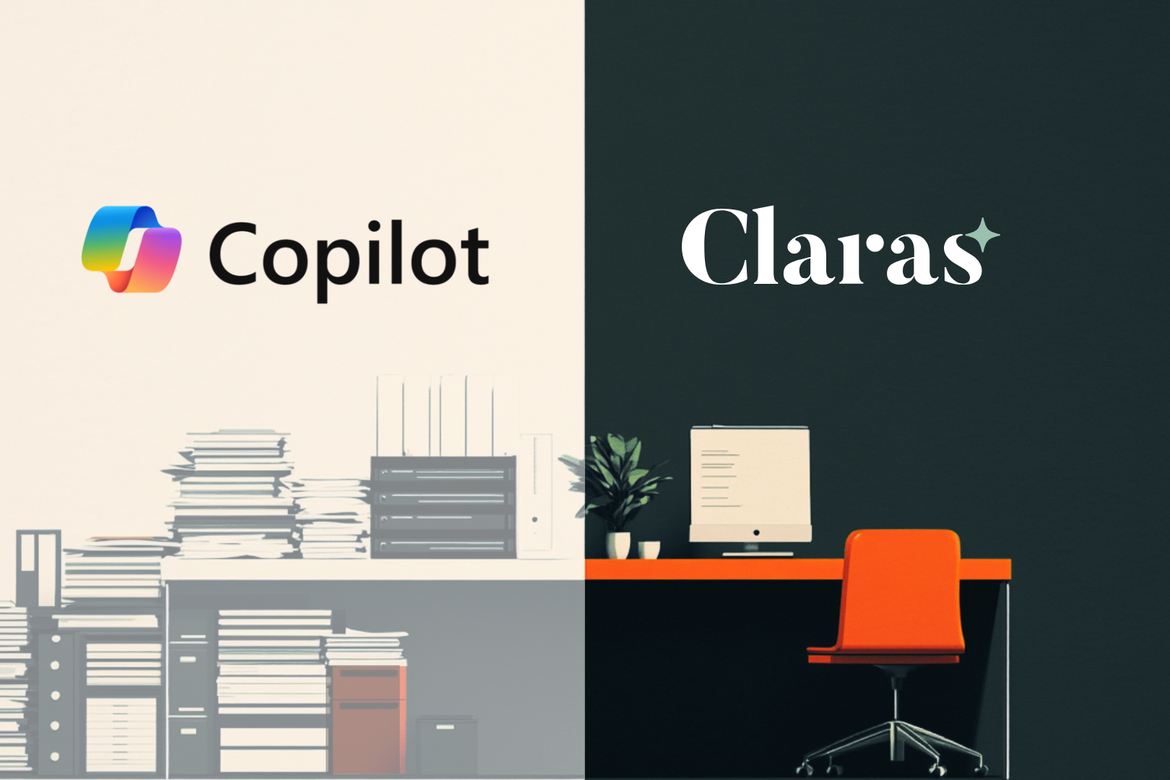 Copilot or Claras for AI file notes