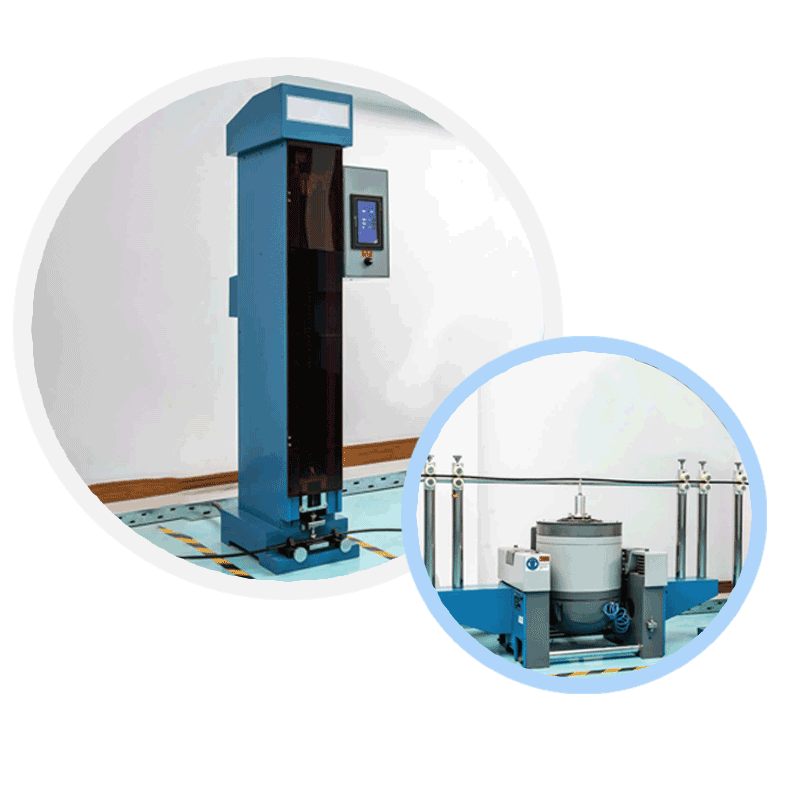 Mechanical cable testing equipment at OFS