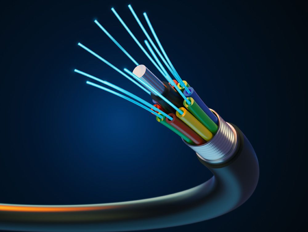 Detailed optical fibre cable construction