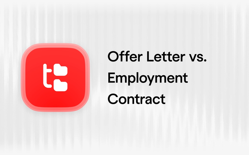 Offer Letter vs. Employment Contract