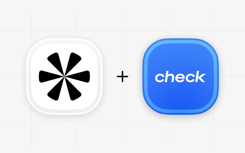 Warp Partners with Check