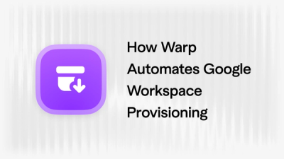 How Warp Automates Google Workspace Provisioning article visual