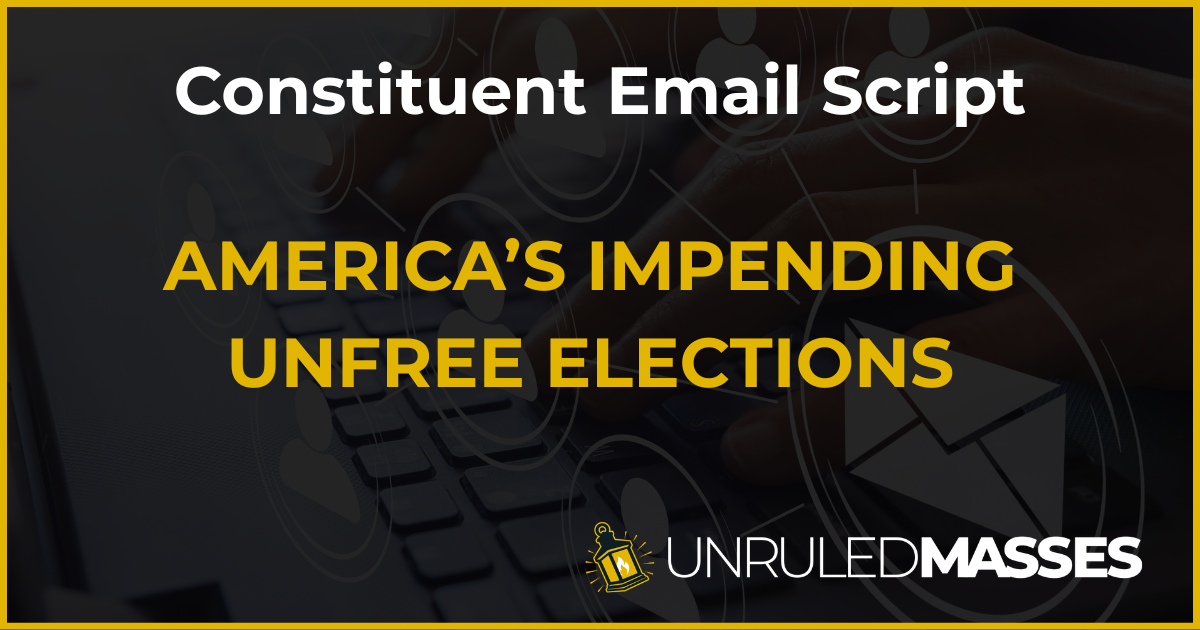 Email script unfree elections