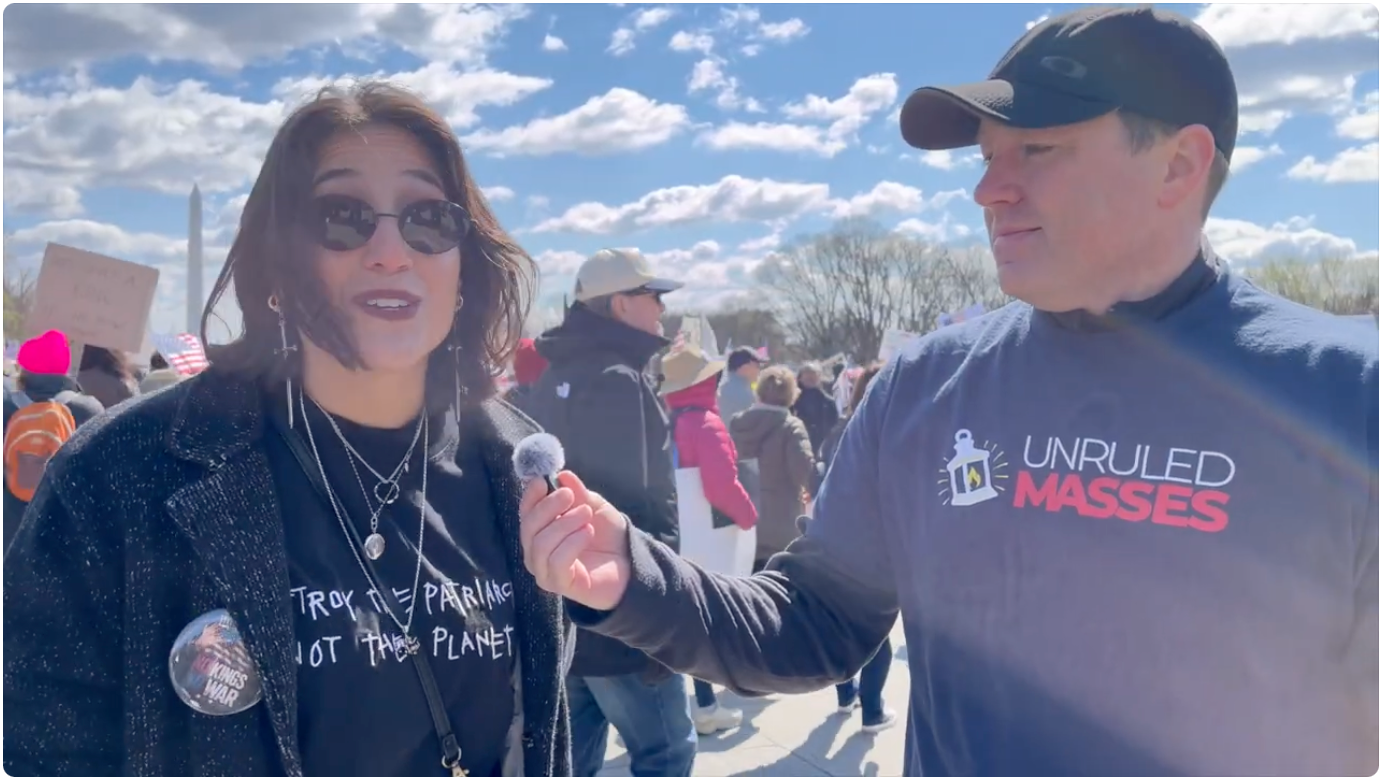 Young Protestor in DC Tells Us Not to Give Up Hope