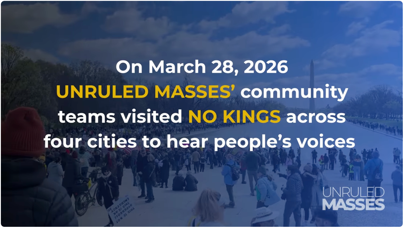 NO KINGS: Courageous People Reclaiming Power