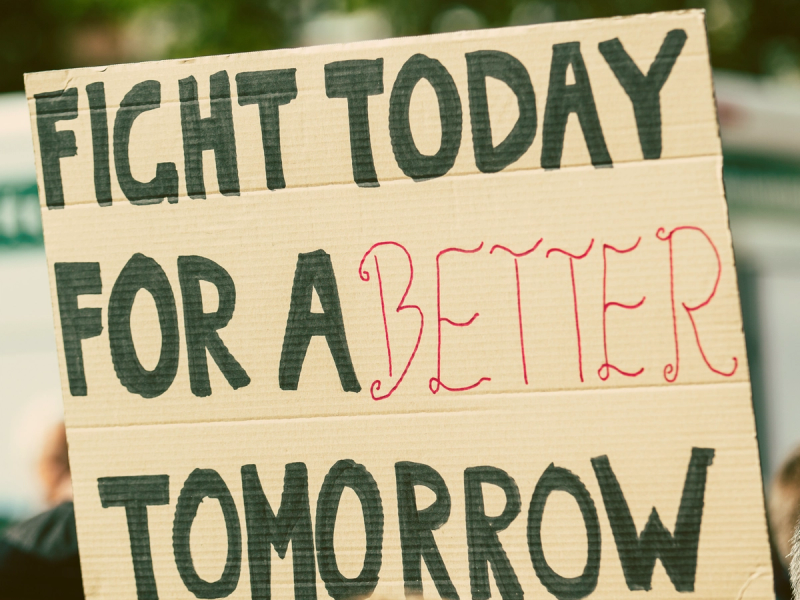banner protest