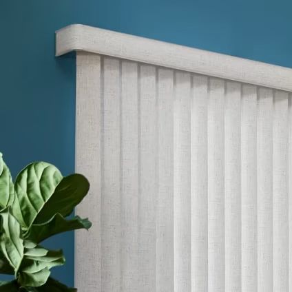 An image of vertical blinds