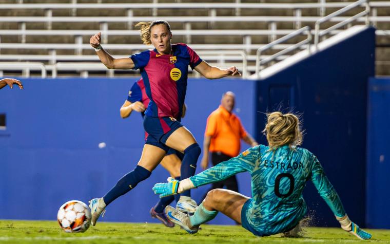 Barcelona Dominates Dallas Trinity FC in Pre-Season Friendly, Pina Shines with Hat-Trick