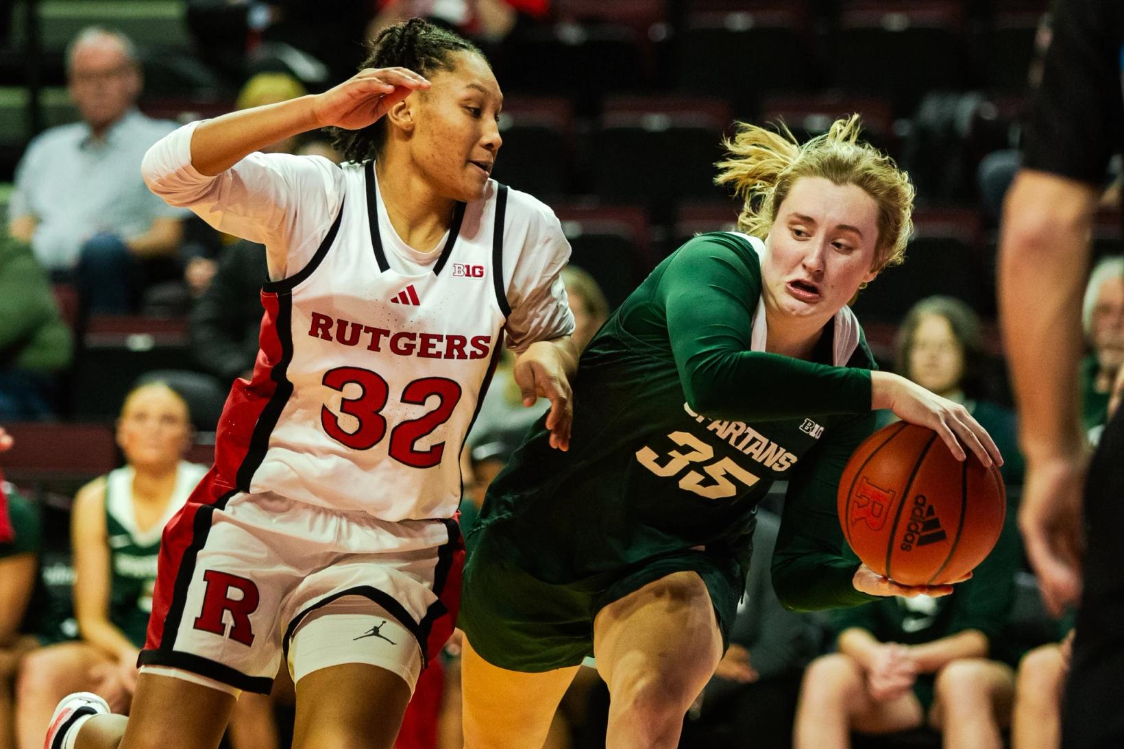 Hot Start by Rutgers Falls Short as No. 22 Michigan State Claims Victory