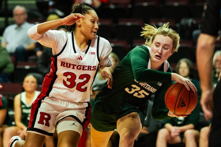 Hot Start by Rutgers Falls Short as No. 22 Michigan State Claims Victory