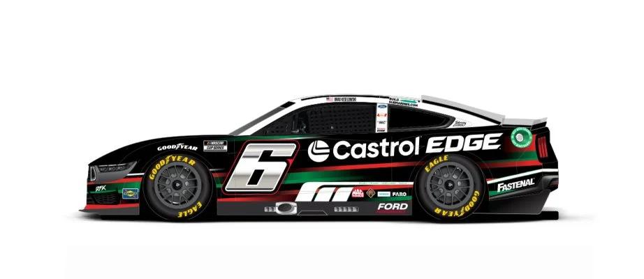 Brad Keselowski will drive the No. 6 Castrol Edge Ford.