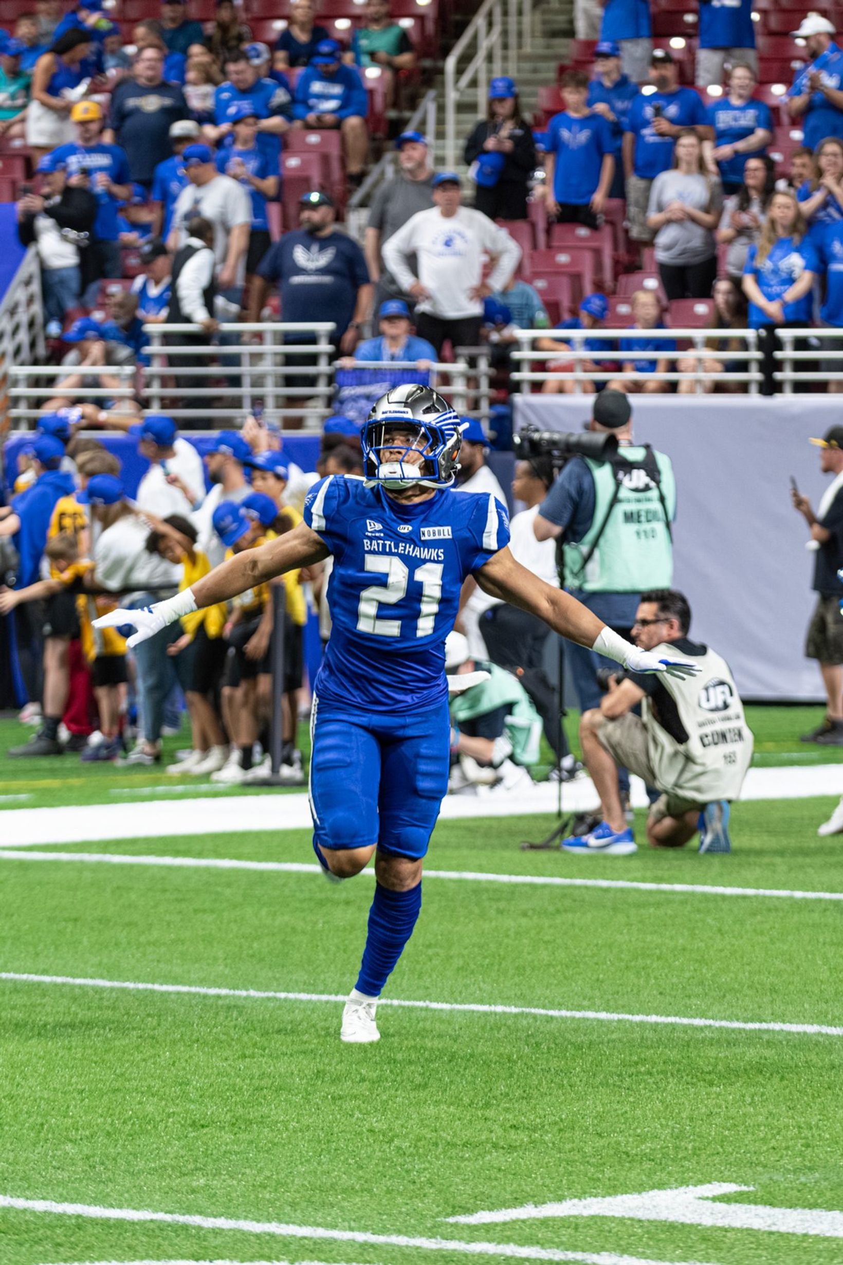 Houston Gamblers at St. Louis Battlehawks — Photo Credit: JP House/Undrafted