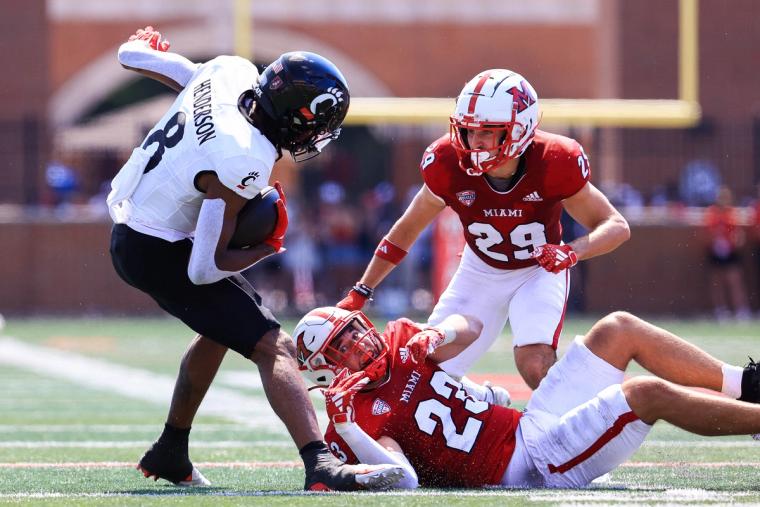 Cincinnati Bearcats Prevail in 128th Battle for the Victory Bell, Defeat Miami 27-16