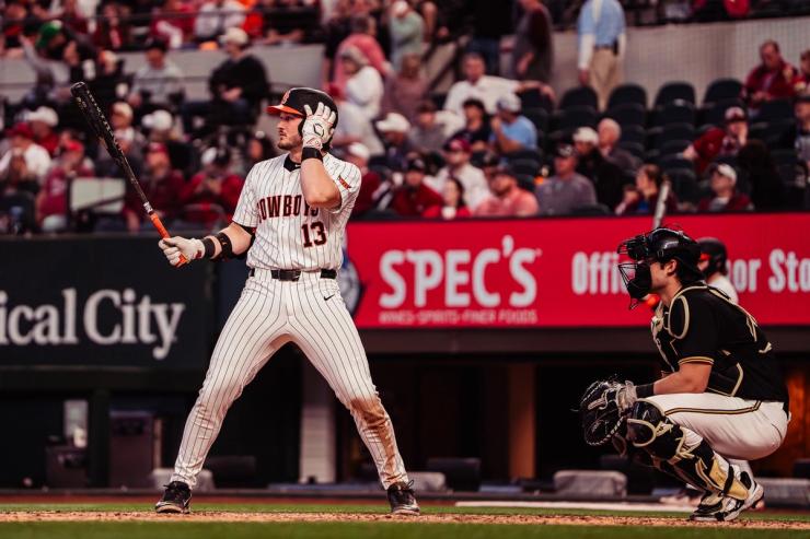 Oklahoma State vs Vanderbilt baseball at Globe Life Field — Photo Credit: Luca Lombardo/Undrafted