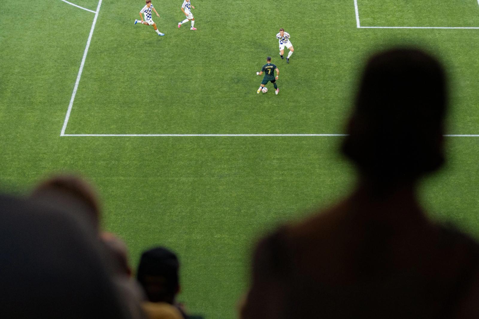 Late-game / celebration action — Real Salt Lake vs Portland Timbers — Photo Credit: Aaron Leopold/Undrafted