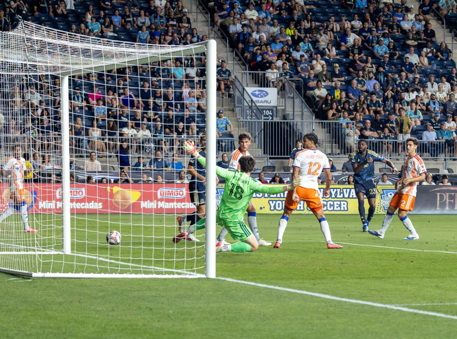 Union celebration energy vs FC Cincinnati — Photo Credit: Samantha Diane/Undrafted