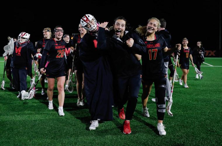 Maryland Women's Lacrosse Rebounds with Win Over Princeton in Season Finale