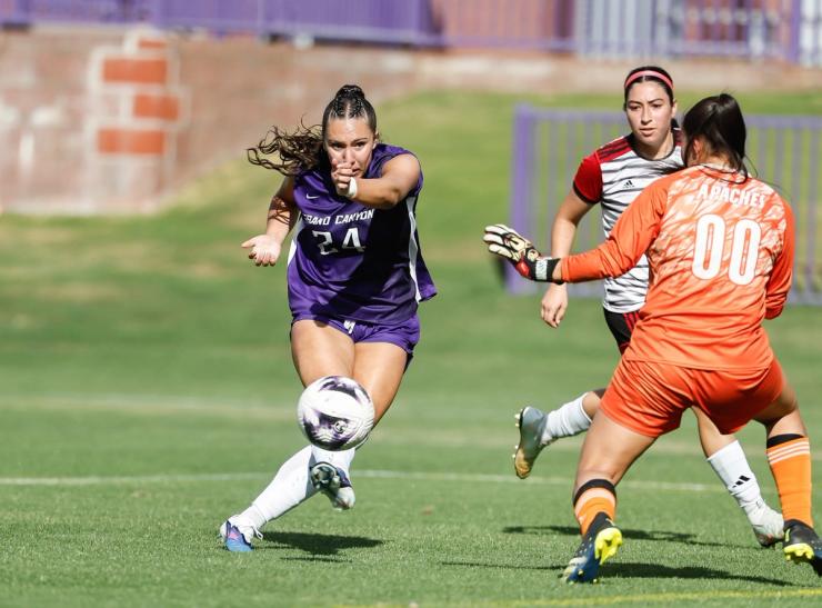 Cochise College at Grand Canyon women's soccer, spring 2026 exhibition — Photo Credit: David Venezia/Undrafted