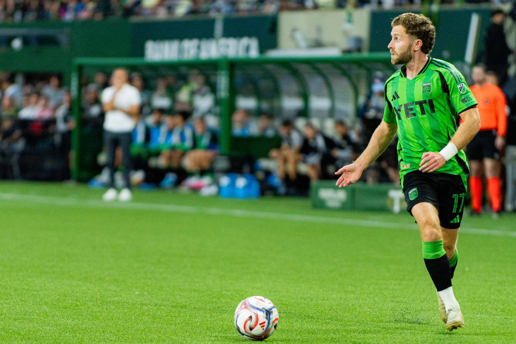 Wide action Austin FC vs Portland Timbers at Providence Park — Photo Credit: Aaron Leopold/Undrafted