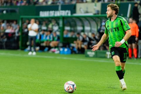 Wide action Austin FC vs Portland Timbers at Providence Park — Photo Credit: Aaron Leopold/Undrafted