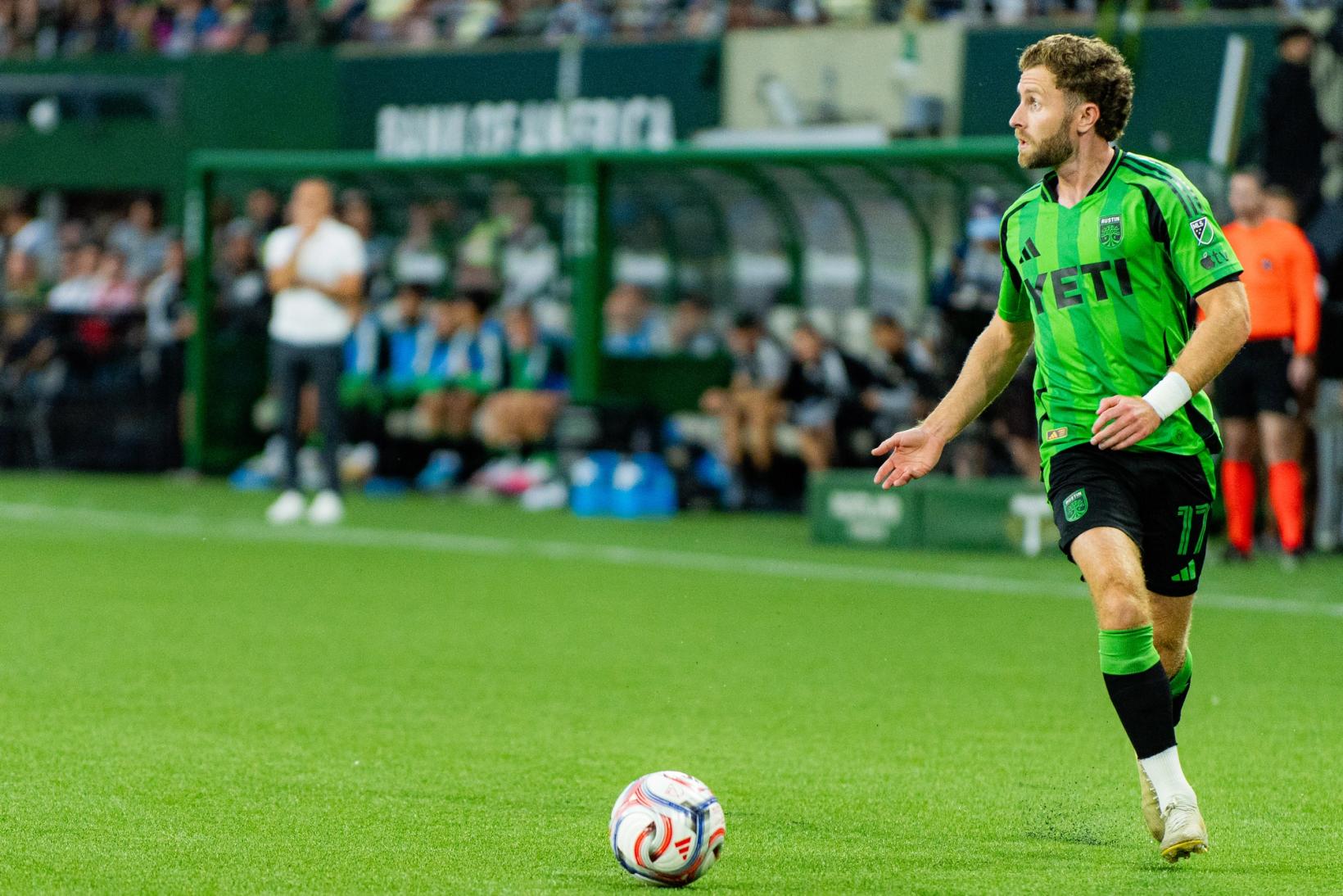 Wide action Austin FC vs Portland Timbers at Providence Park — Photo Credit: Aaron Leopold/Undrafted
