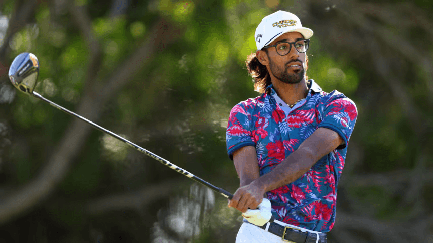 Akshay Bhatia Takes the Lead in a Crowded Field at Rocket Mortgage Classic